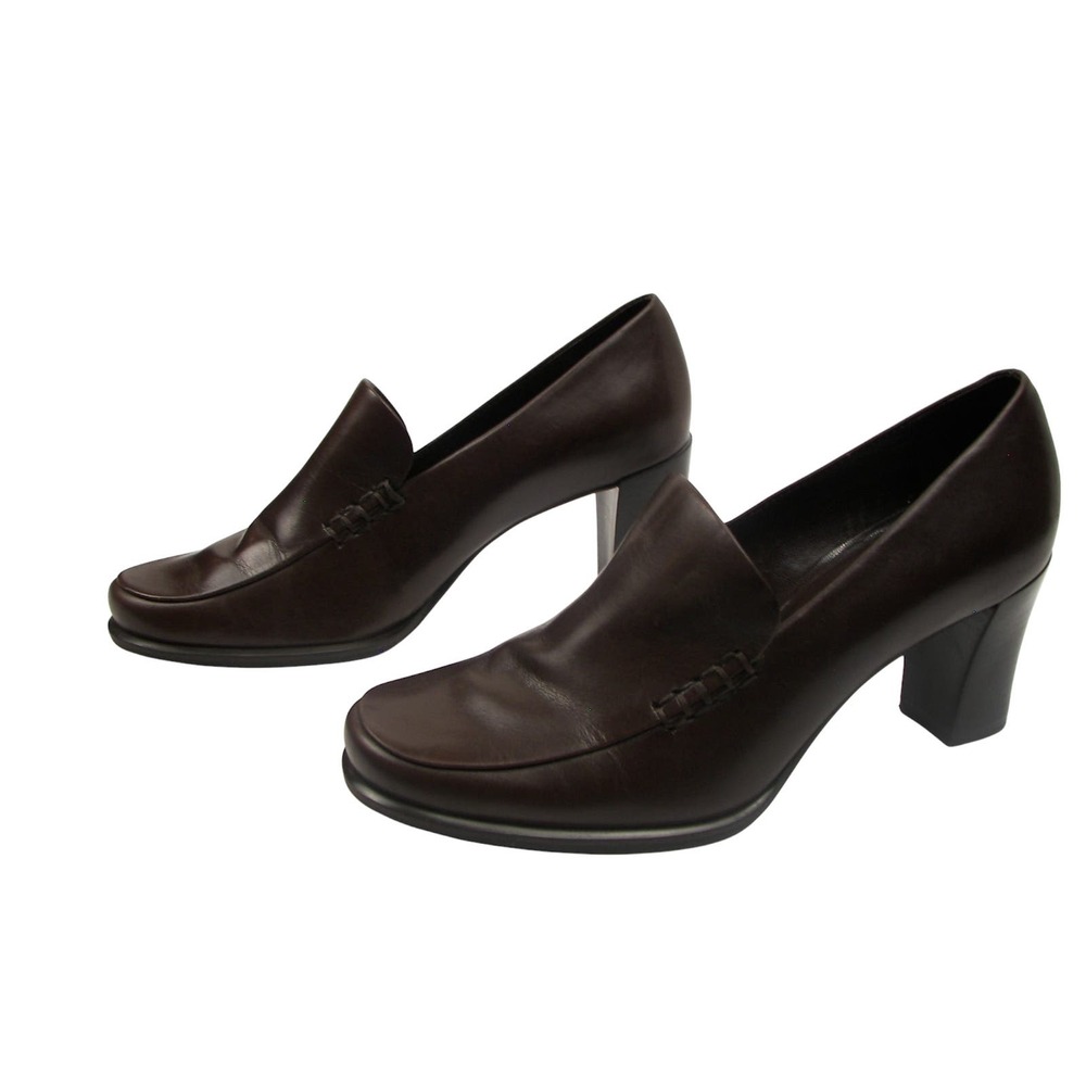Franco Sarto  Genuine Leather Pump/Heel Shoe Chocolate Brown Made in Brazil